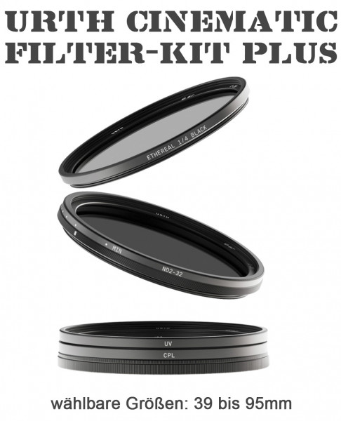URTH Cinematic Kit Plus (UV, Circular-Pol, ND32, 1/4 Black Mist)