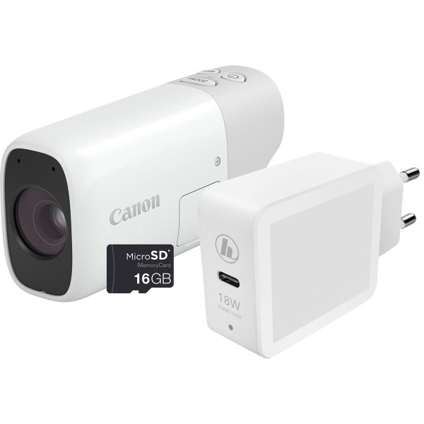 Canon PowerShot Zoom White Essential Kit digitales Fernglas