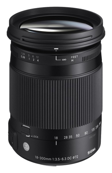 Sigma 18-300 mm / 3,5-5,6 F4,0 DC Macro OS HSM Contemporary / Nikon-AF