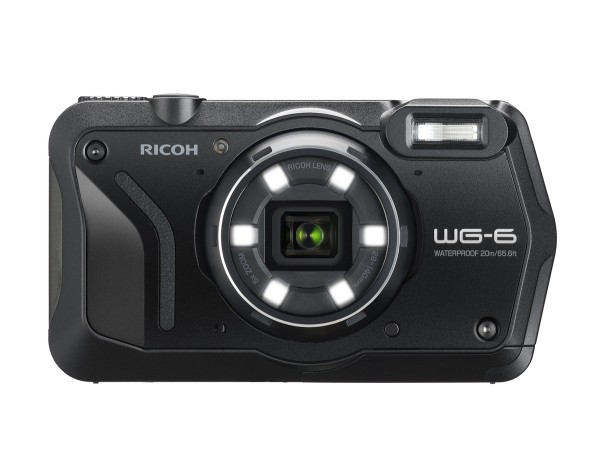 Ricoh WG-6 schwarz Outdoor-Kamera mit Präzisions-GPS