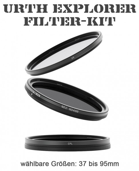 URTH Explorer Kit (UV, Circular Polariser, ND-Vario 2-400)