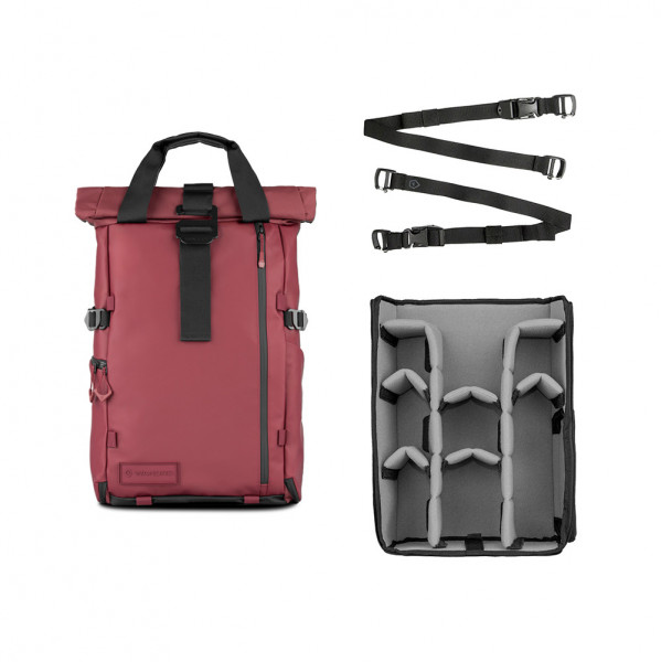 WANDRD PRVKE 31L V4 Rhone Burgundy Pro Photography Bundle