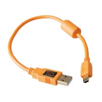 Tether Tools Pro USB 2.0 an USB 2.0 Mini-B (5-Pin) - 30 cm Kabel orange