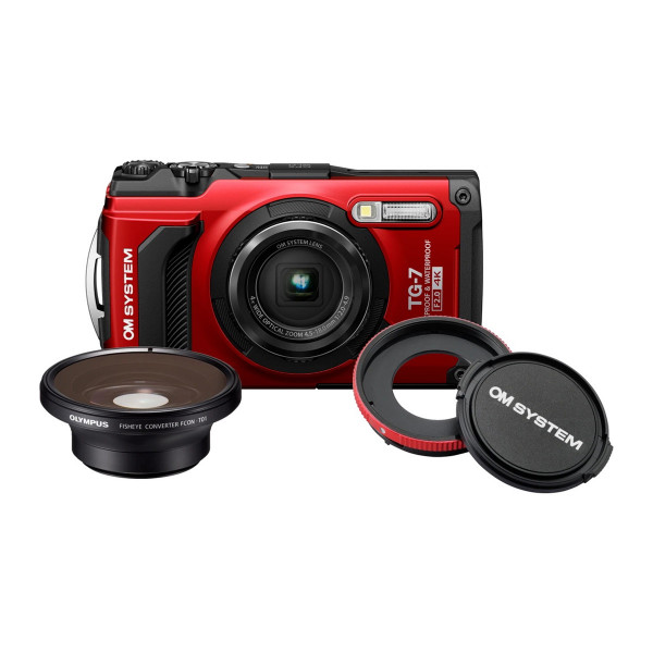 Olympus OM System TG-7 rot FISHEYE-KIT