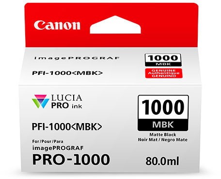 CANON PFI-1000 MBK Tinte, matte black 80ml